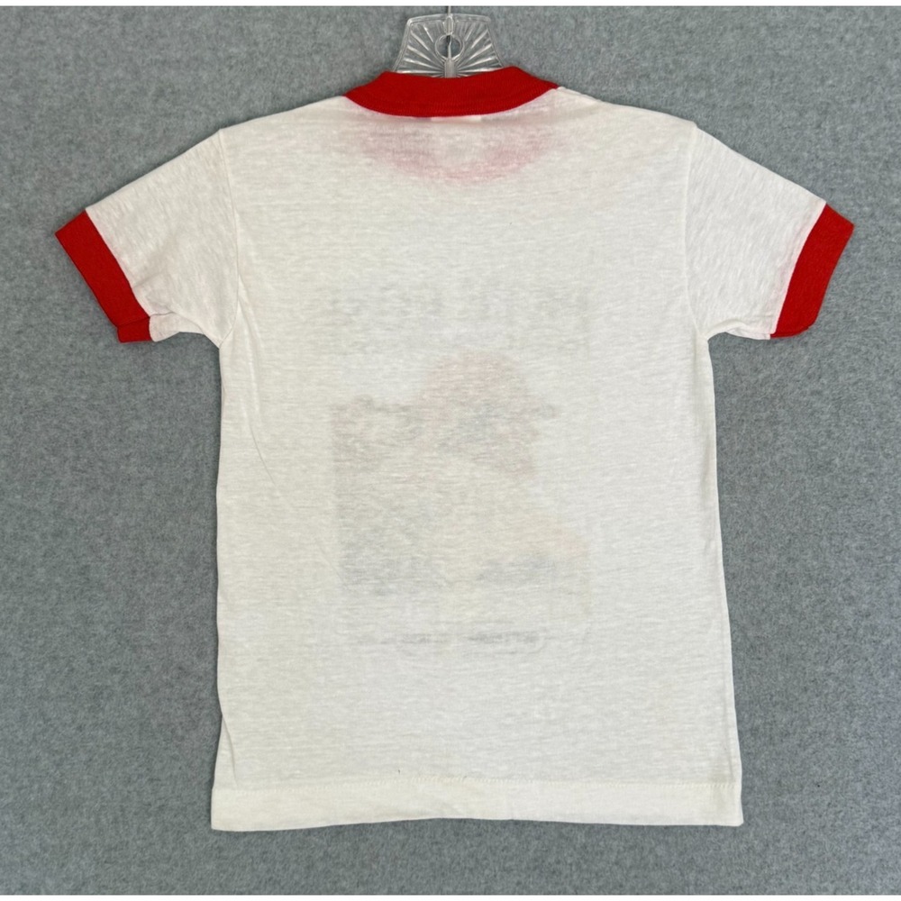 NEW Vintage 1985 Pete Rose Breaks the Record Cincinnati Reds T Shirt Boys 10-12 - Picture 4 of 8